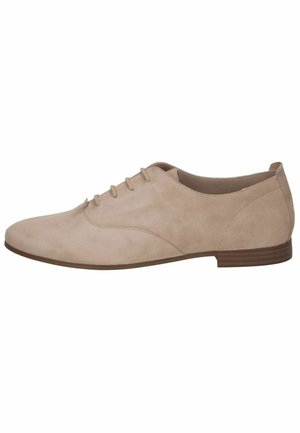 Schnürer - beige suede