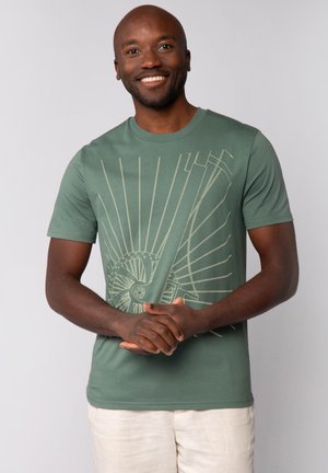 watapparel FAHRRADSPEICHEN - T-shirt imprimé - green bay