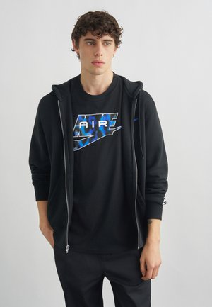 CLUB - Φούτερ με φερμουάρ - black/white