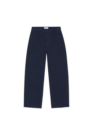 Les Deux, ROI CARPENTER HERRINGBONE PANTS - Παντελόνι - dark navy