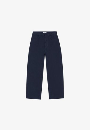 Les Deux, ROI CARPENTER HERRINGBONE PANTS - Παντελόνι - dark navy