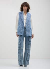 Calliope GILET IN TWEED CON BOTTONI GIOIELLO  - Weste - variante