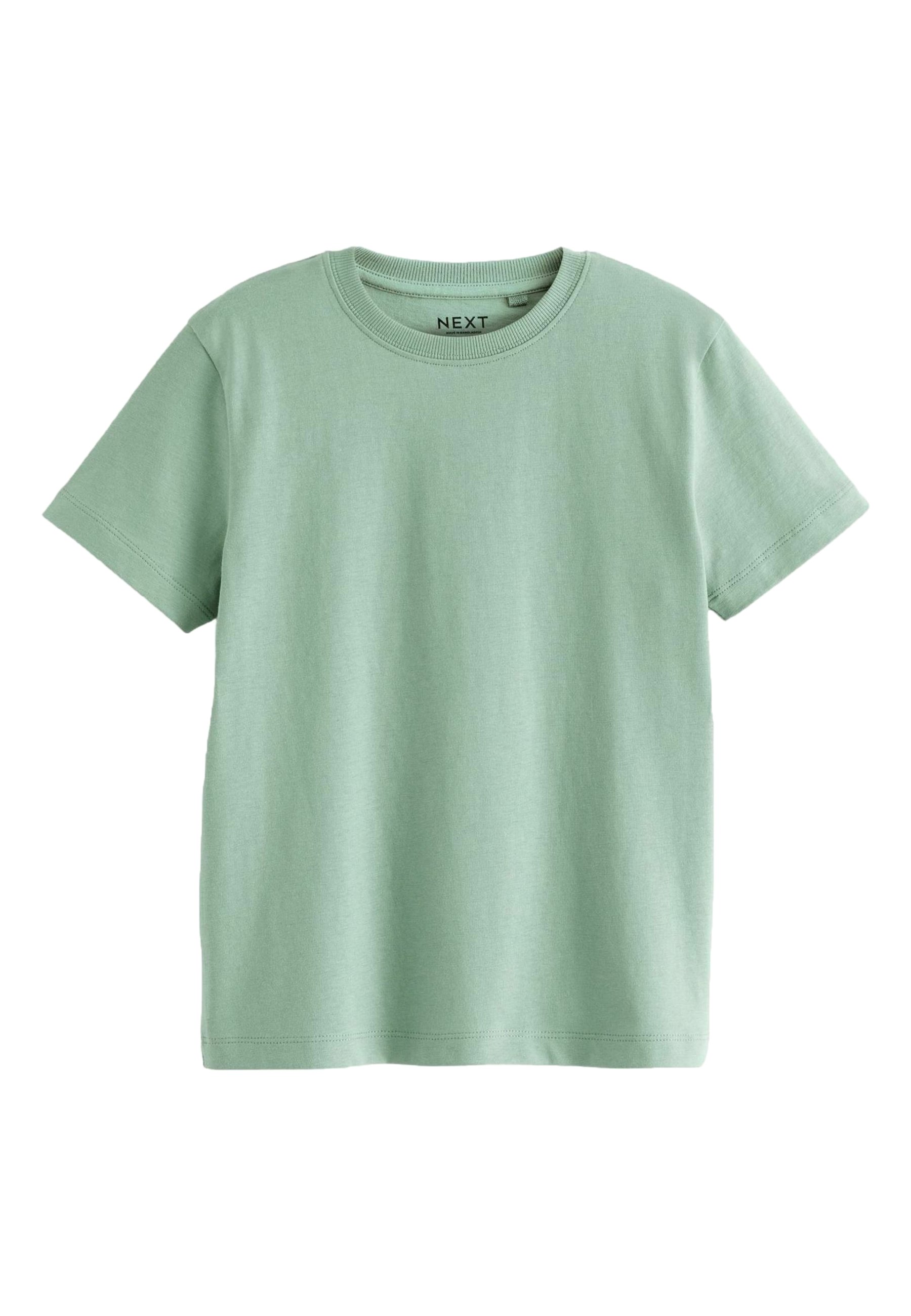 ★SATUR★ Classic small logo short sleeve t-shirt olive mint Next SHORT SLEEVE - Basic T-shirt - pale green/green - Zalando