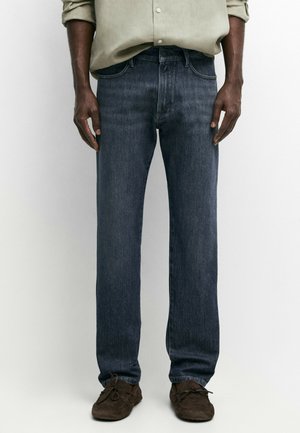 Massimo Dutti, SLIM FIT JEANS - Slim fit jeans - dark blue