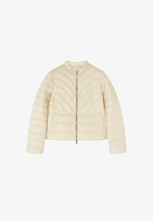 Motivi, GIACCA IMBOTTITA LIGHTWEIGHT CORTA CON COLLO ALTO - Chaqueta de invierno - beige