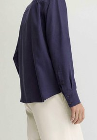hessnatur Hemdbluse - pflaume