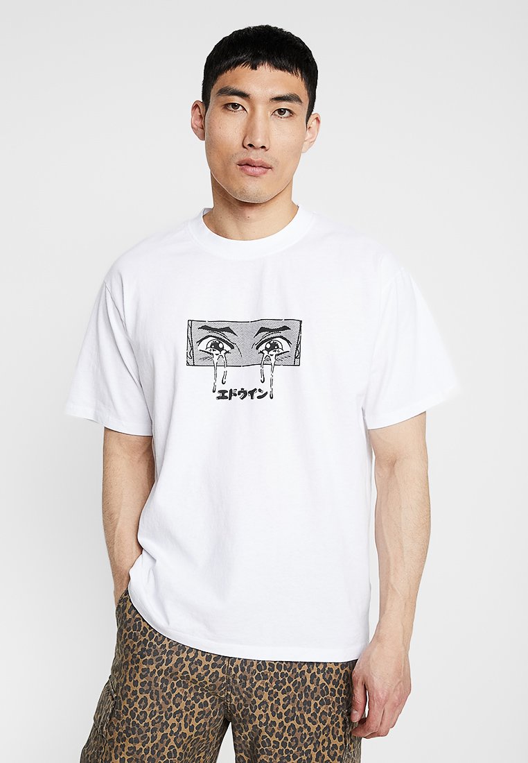 Edwin SAD TShirt print white/weiß Zalando.at
