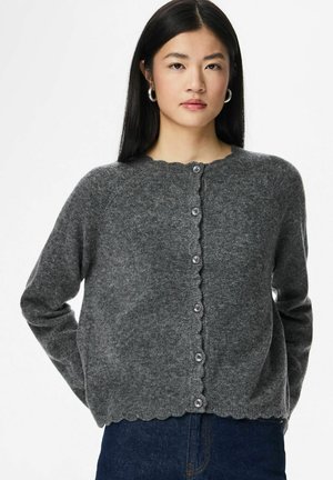 PIECES - Gilet - medium grey melange