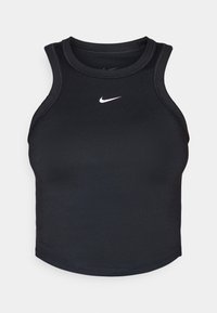 ONE FITTED CROP TANK - Top - black/white