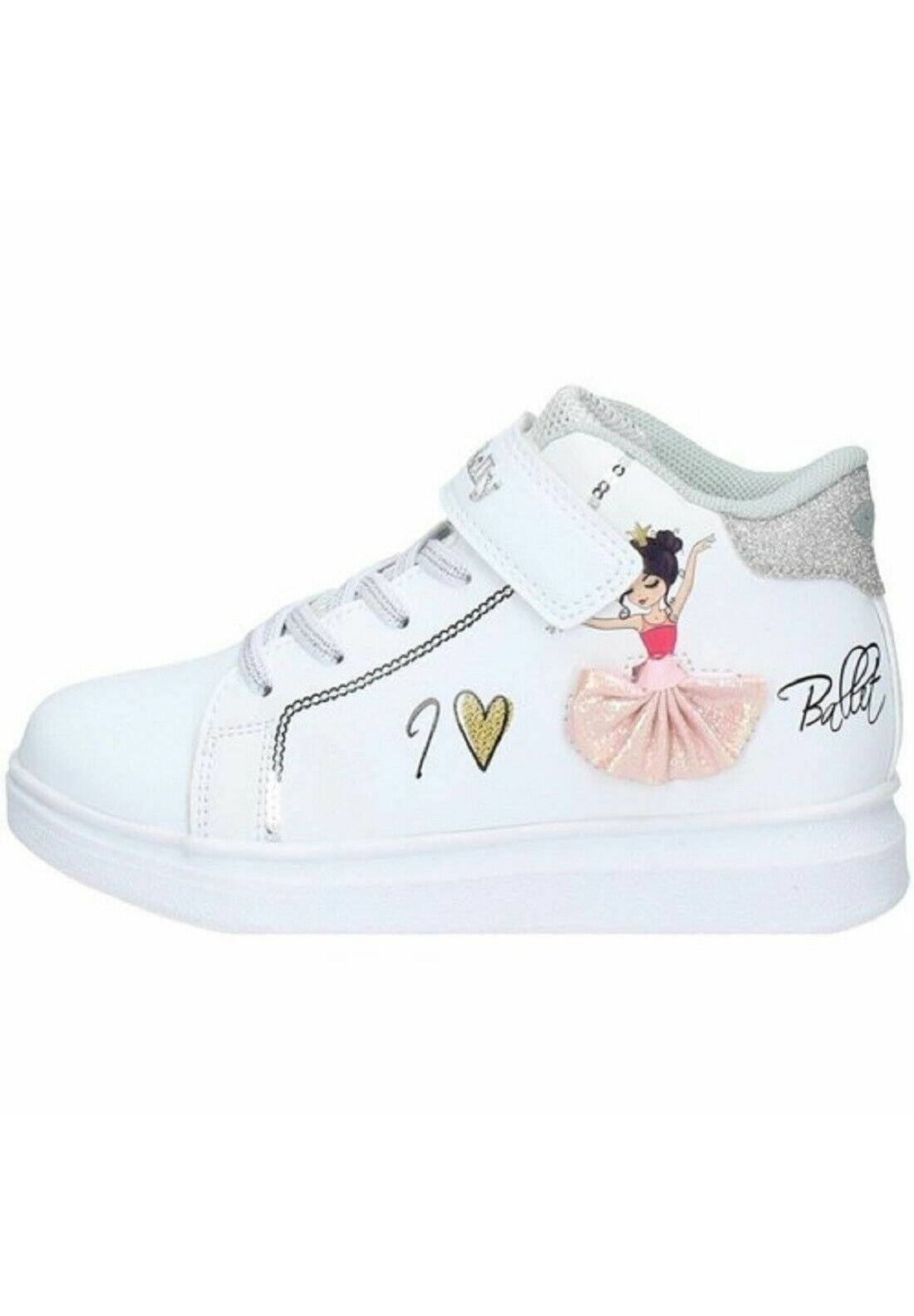 Lelli Kelly LELLI KELLY - Sneakers hoog - bianco argento/wit - Zalando.nl