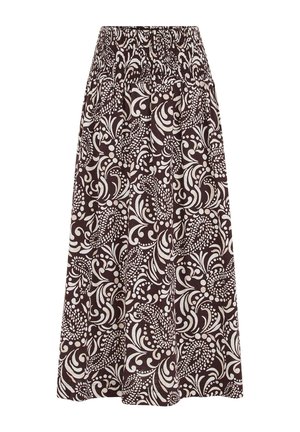 WE Fashion, Falda larga - dark brown