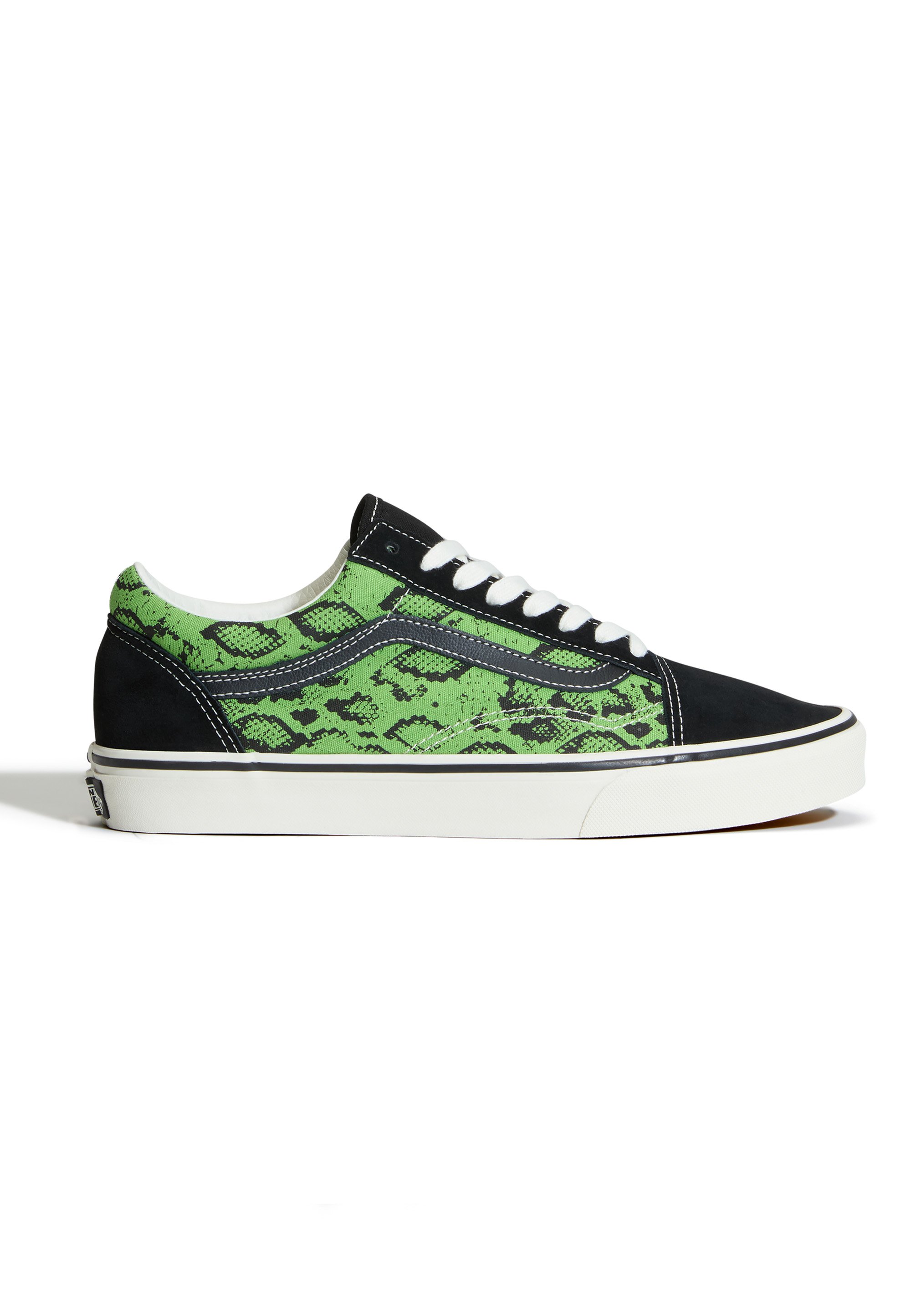 Vans TRAVIS BARKER OLD SKOOL UNISEX - Skateschoenen - black/lime