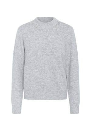 Pullover - light grey melange