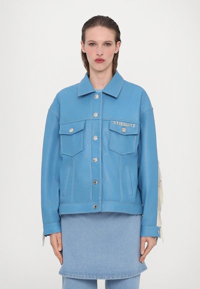 Stieglitz KISHA - Casaco de couro - blue