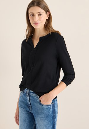 IM TUNIKA-LOOK - Maglietta a manica lunga - schwarz
