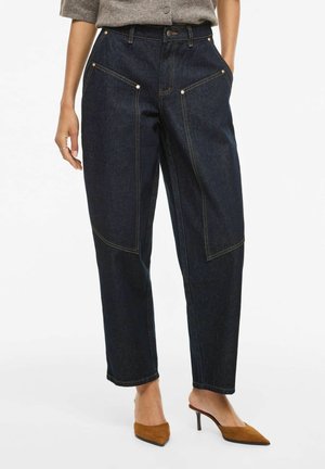 JEANS FIT - Brīva piegriezuma džinsi - dark blue denim