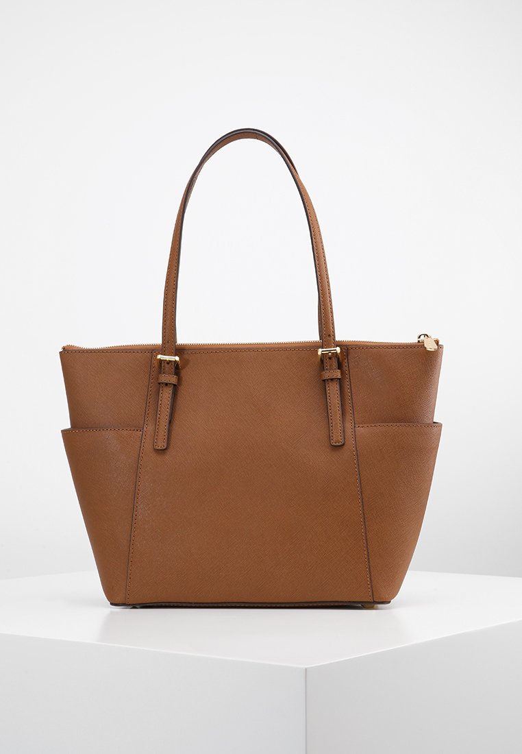 brown michael kors jet set tote