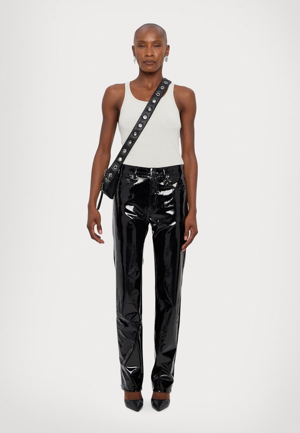 STRETCH STRAIGHT FIT TROUSERS - Trousers4