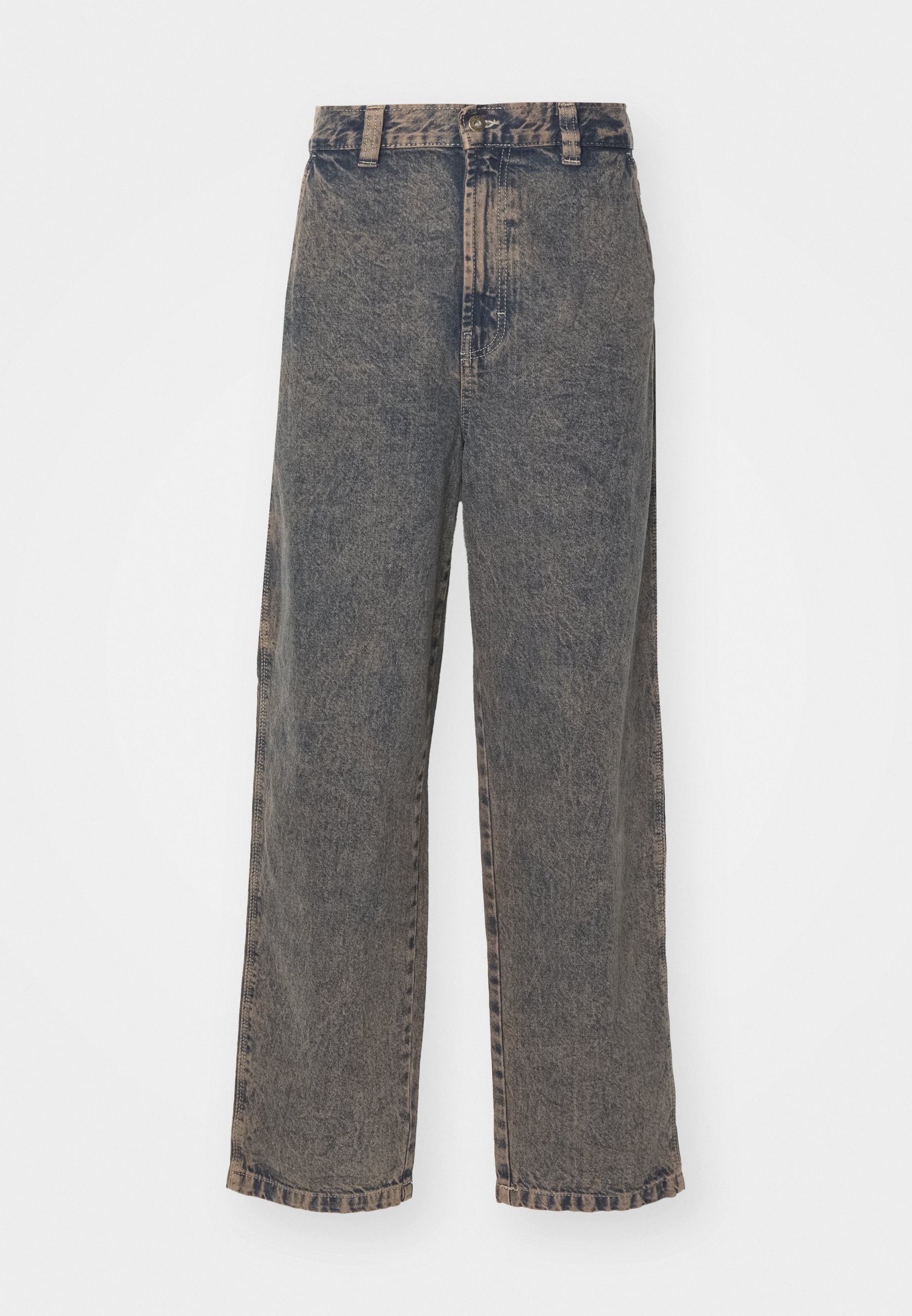 FAT×Dickies BEGGIS Dickies MADISON BAGGY FIT - Baggy Jeans - black wash/black denim