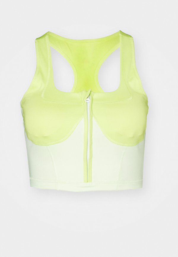 TWO-TONE ZIPPED CROP - High support sports bra3