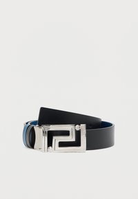REVERSIBLE BELT UNISEX - Riem - black/navy/ruthenium-coloured