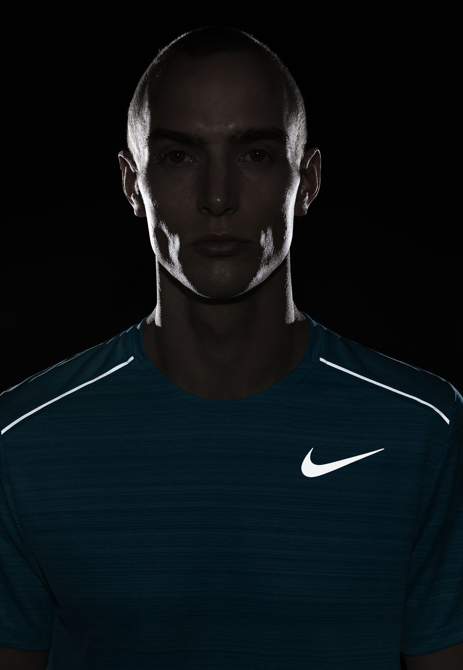 nike miler t shirt aqua