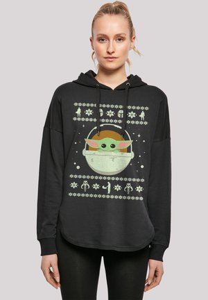 STAR WARS THE MUNDALORIAN THE CHILD CHRISTMAS WEIHNACHTEN - Felpa con cappuccio - black