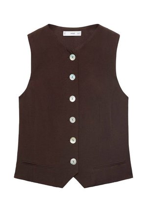 Mango WITH BUTTONS - Waistcoat - brown