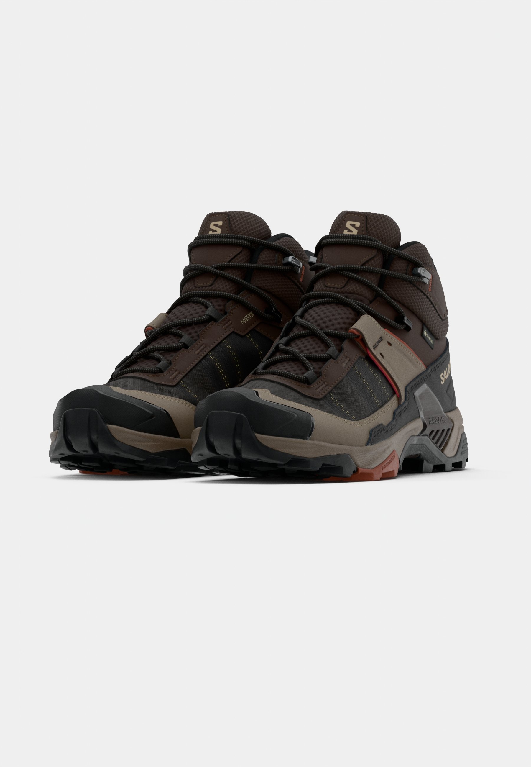 Salomon X ULTRA 5 MID GTX - Outdoorschoenen - black coffee/walnut