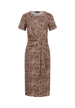 Cloud 5ive, DRESS - T-Shirt-Kleid - beige black