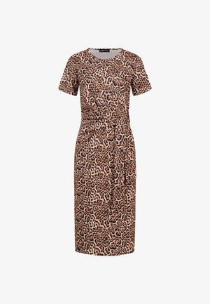 Cloud 5ive, DRESS - T-Shirt-Kleid - beige black