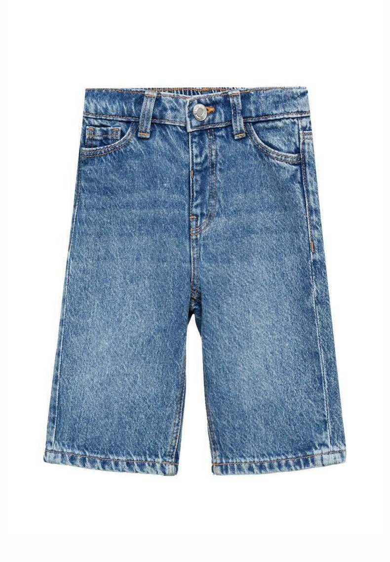 Denimshorts i ljusblått, med en klassisk skärning, fem fickor och knappstängning fram. Inkluderar sömnadsdetaljer längs sömmarna.