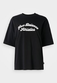 LINEAR HERITAGE OVERSIZED - T-shirt imprimé - black