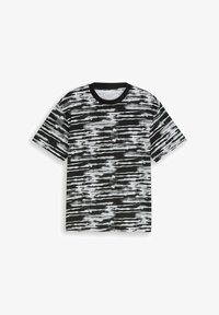 Valitud, black white watery stripe