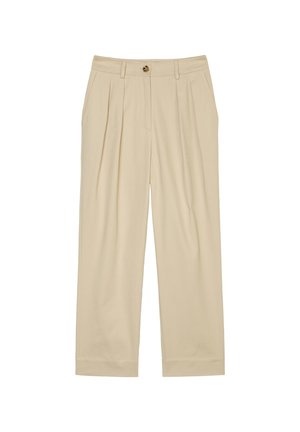 Marc O'Polo BALLOON LEG PLEATED INSPIRED DETAILS - Hlače - jonesboro cream