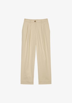 Marc O'Polo BALLOON LEG PLEATED INSPIRED DETAILS - Calças - jonesboro cream