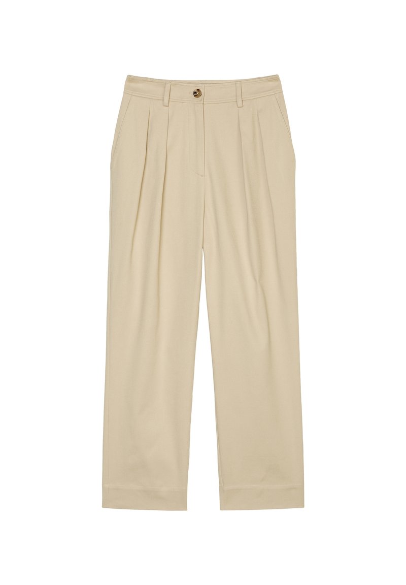 Marc O'Polo BALLOON LEG PLEATED INSPIRED DETAILS - Nohavice - jonesboro cream