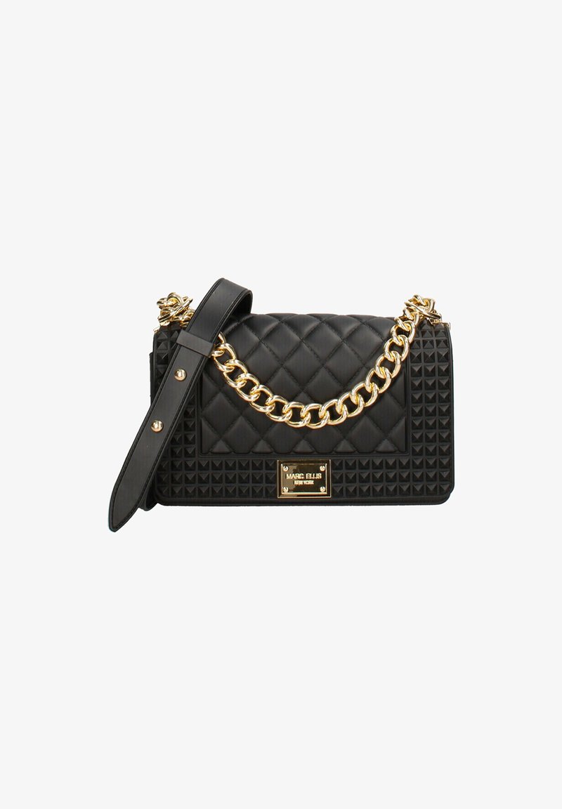 Marc Ellis Handtas - black and gold