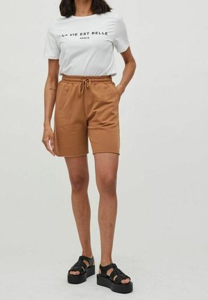 VILA, Shorts - brown