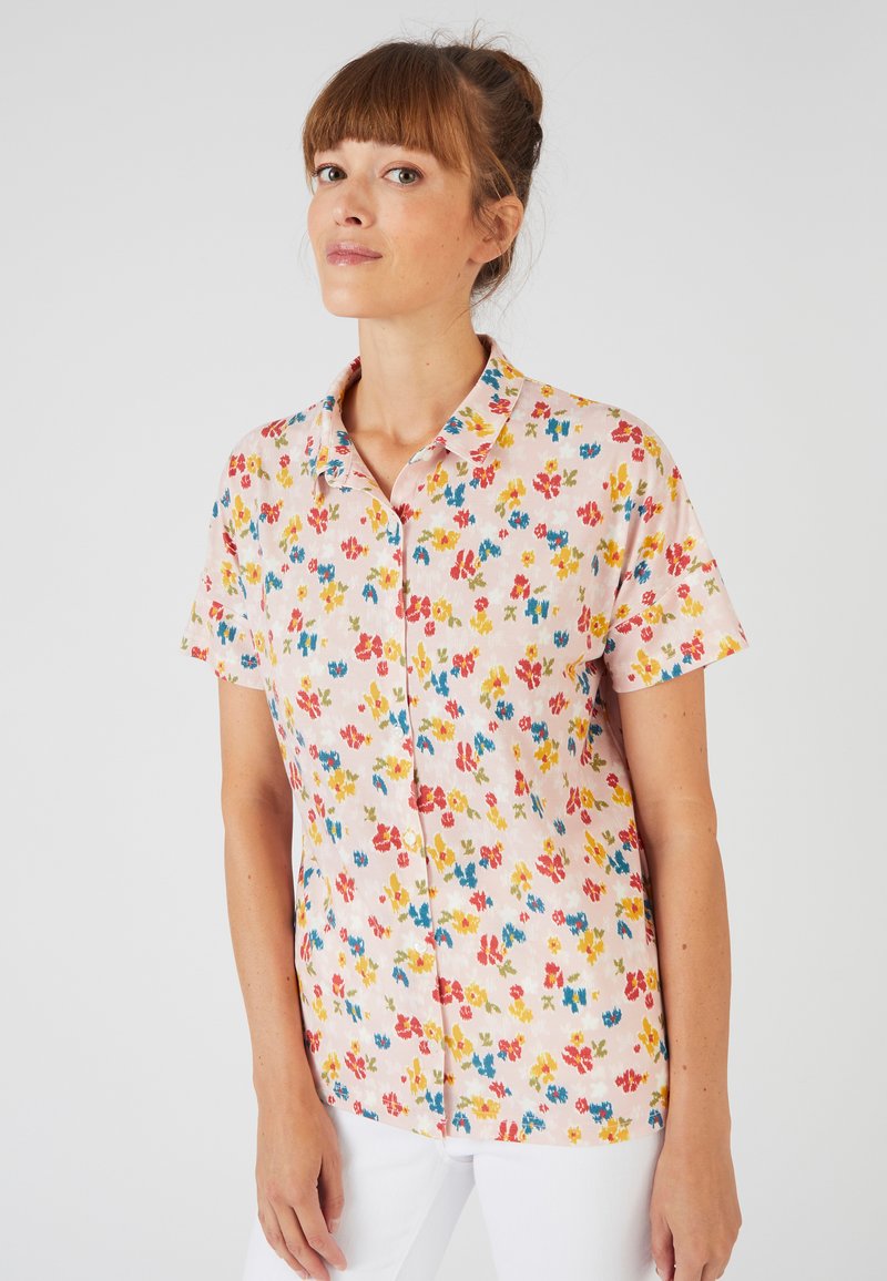 Damart CLIMATYL - Chemisier - rose fleuri