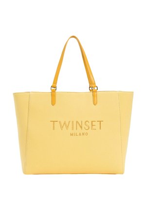 CON LOGO - Torba za nakupovanje - giallo
