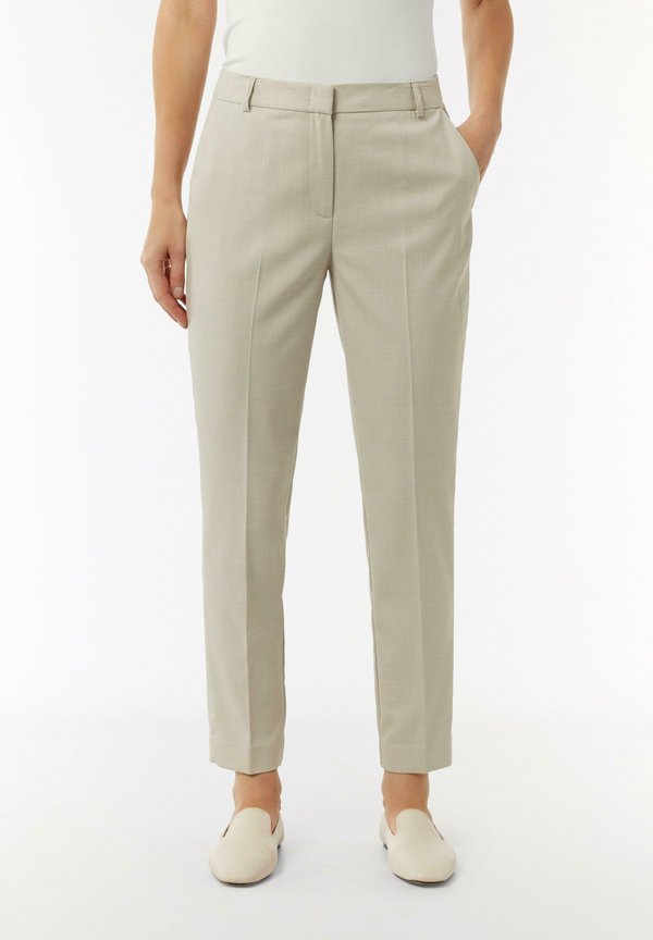 MIT BÜGELFALTEN - Chino - sandfarben