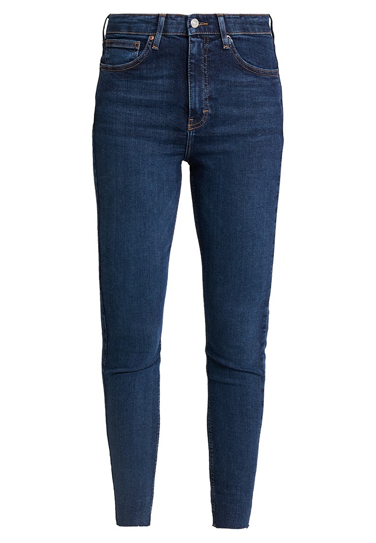 Topshop Jeans Skinny Fit donkerblauw