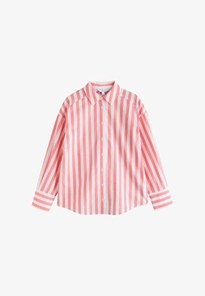 REGULAR FIT - BOYFRIEND LONG SLEEVE - Užsagstoma palaidinė - red/white stripe