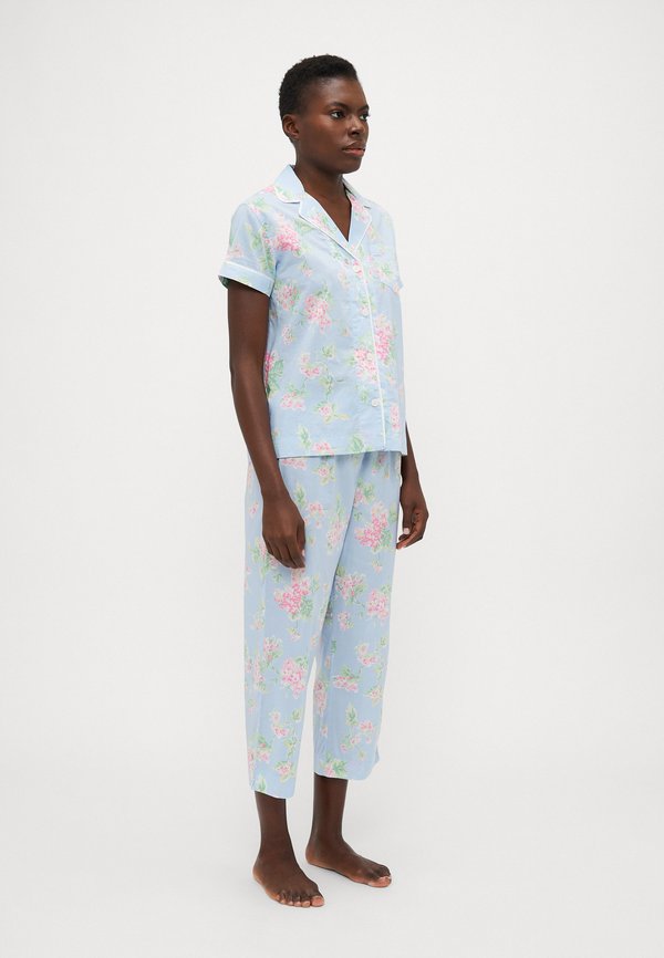 LAWN NOTCH COLLAR PAJAMA - Pyjama set3