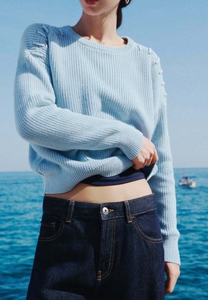Mango Kids, TEEN UNISEX - Pullover - light blue