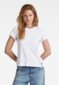 G-Star - FRONT SEAM - T-shirt basic - white Miniatuurafbeelding 1