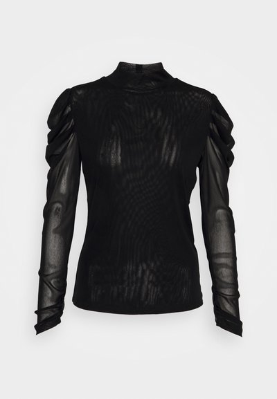 Diane von Furstenberg REMY - Pikkade varrukatega topp - black