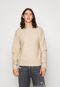 Jack & Jones JOROLLIE CREW NECK - Pulover - peyote