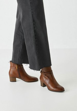 Tamaris Boots à talons - cognac